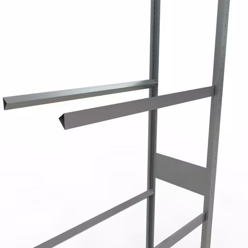 Aanbouwrek, wielen-/bandenrek, 2750 x 900 x 400 mm, verzinkt, 4 opslagniveaus met 150 kg vakbelasting per niveau van Schulte Lagertechnik met artikelnr. 20983