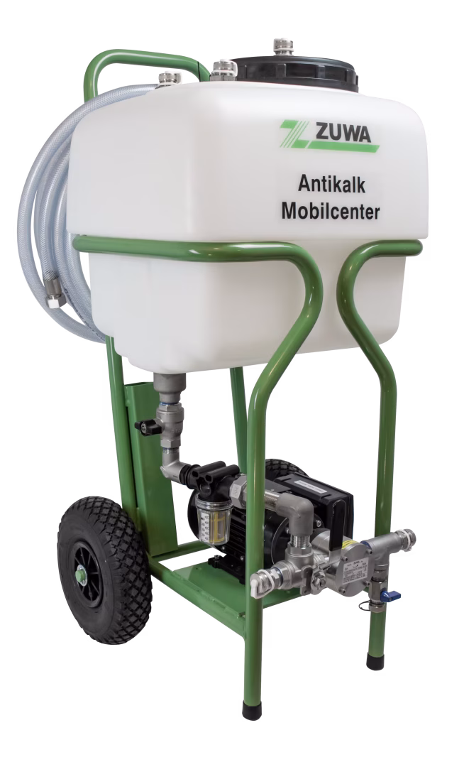 Antikalk Mobilcenter 60 - container 55 liter met de GTIN 4251280733157 Antikalk Mobilcenter 60 - container 55 liter van ZUWA met artikelnr. 13405955A