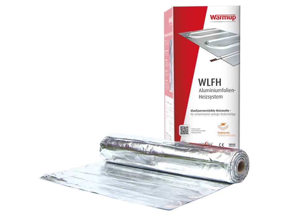 Ohne Text 3819768 Warmup WLFH aluminium verwarmingssysteem 80 watt laminaat 1,0 m², incl. aluminium plakband