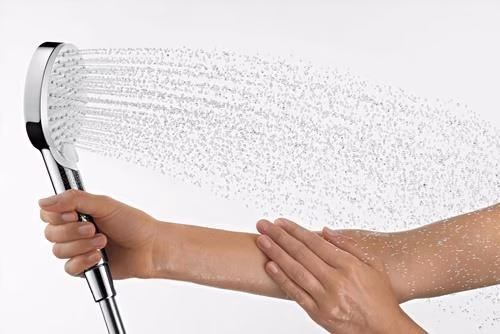 Hansgrohe handdouche CROMETTA VARIO DN 15 EcoSmart afloop laag 6 l/min wit/chroom