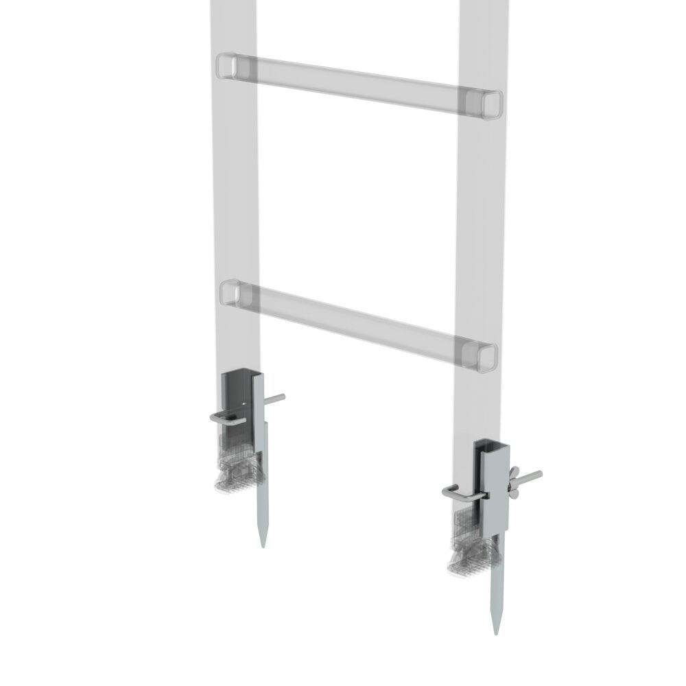 Produktbild (Abb. Ähnlich) 2178842 Munk grondspikes voor ladders gebouwd vanaf 2005 met nivello ladderschoen