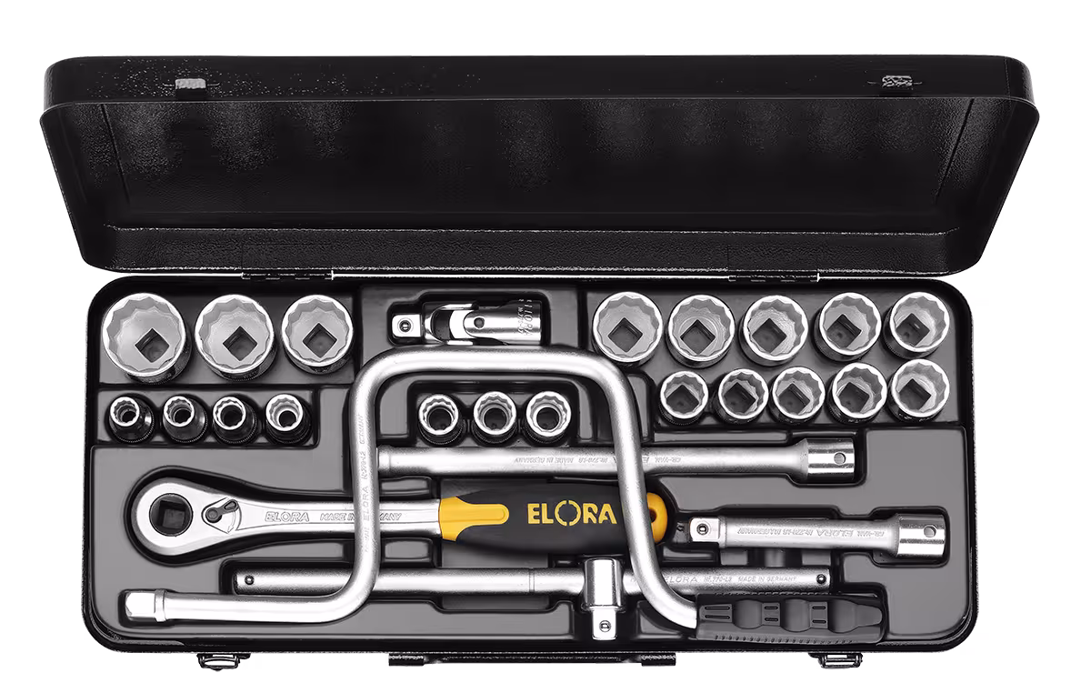 Dopsleutelset 1/2", ELORA-770/771-L.. uit de categorie dopsleutelassortiment 1/2" met artikelnr. 0771520342000