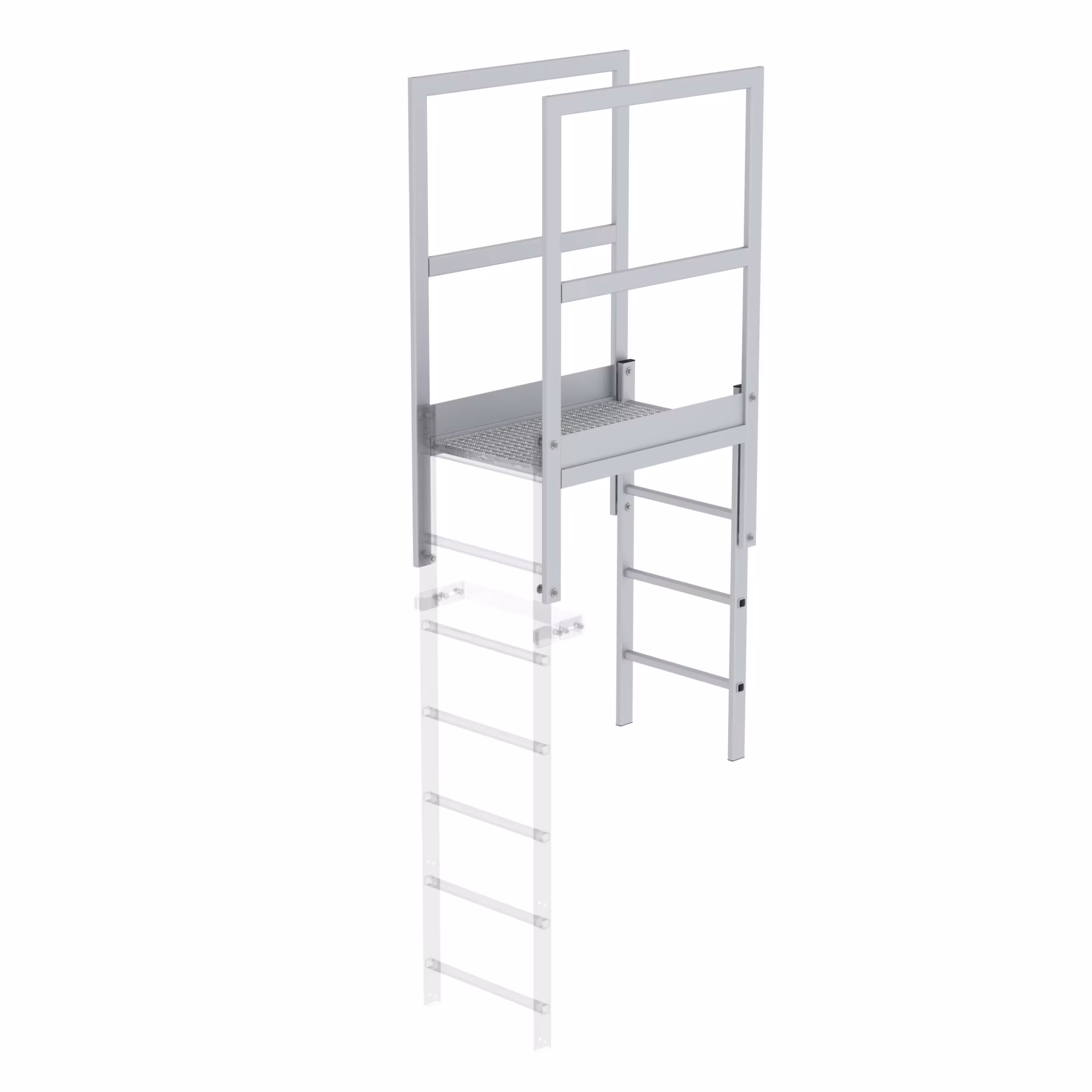 Munk Attika-Überstieg aluminium geanodiseerd door Günzburger Steigtechnik Munk Attika crossover uit de categorie Crossovers met artikelnummer 061181