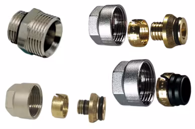 Compressiefitting voor radiatoren Compressiefitting voor radiatoren