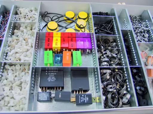 Sleufbakset 1 voor ladehoogte 100 mm van Schulte Lagertechnik uit het plug-in systeem-assortiment