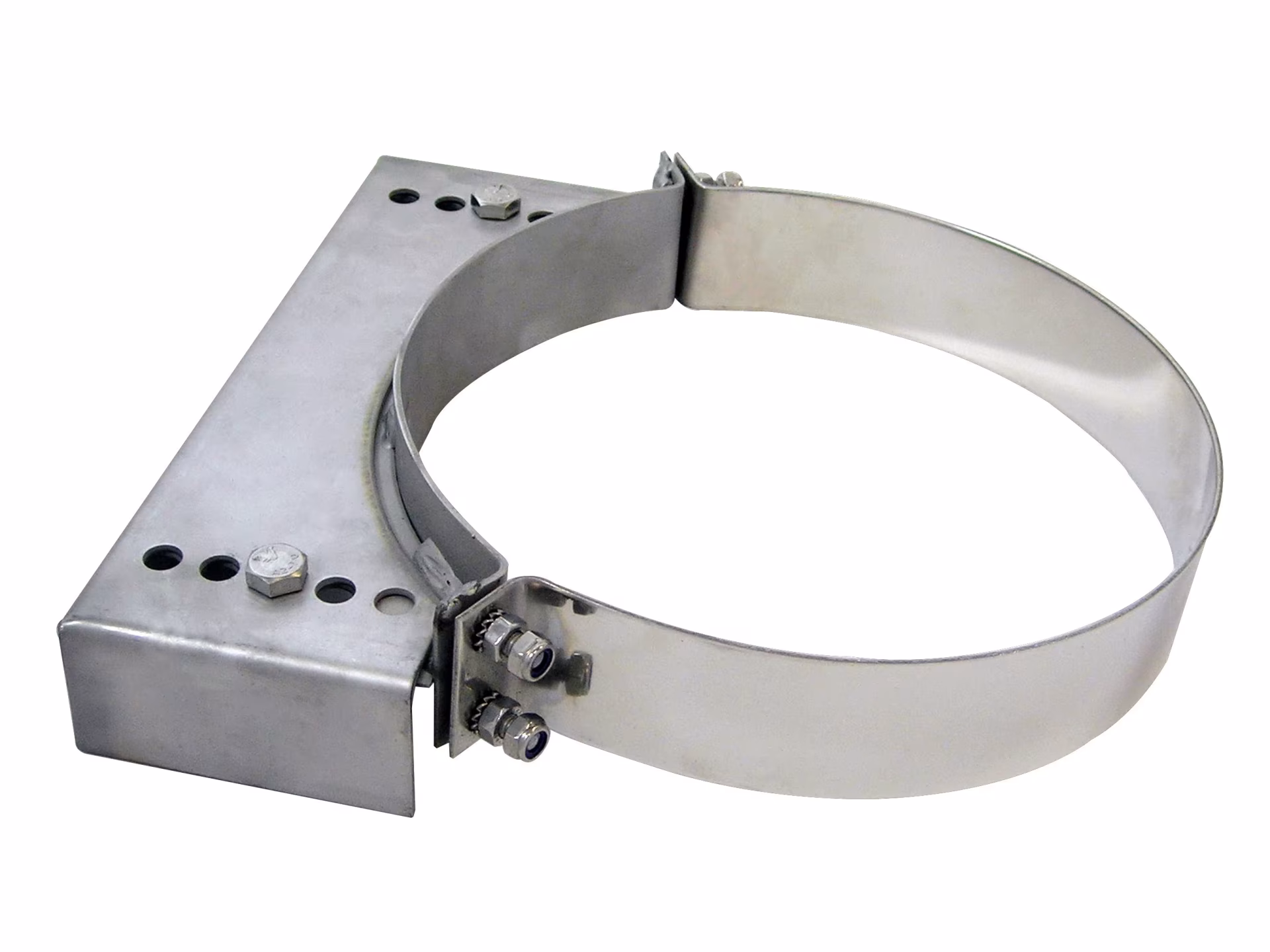 Dubbelwandige DW wandmontage D600 verstelbaar 50-120 mm uit de categorie RVS dubbelwandig uitlaatsysteem met art.nr. 671745