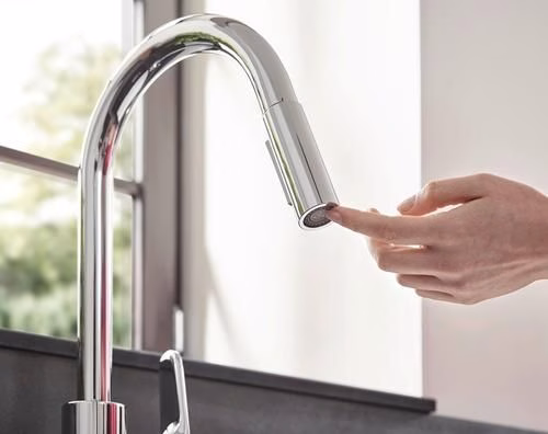 Detailbild 3984746 Hansgrohe ééngreeps keukenmengkraan 240 FOCUS DN 15, met uittrekbare vuistdouche chroom