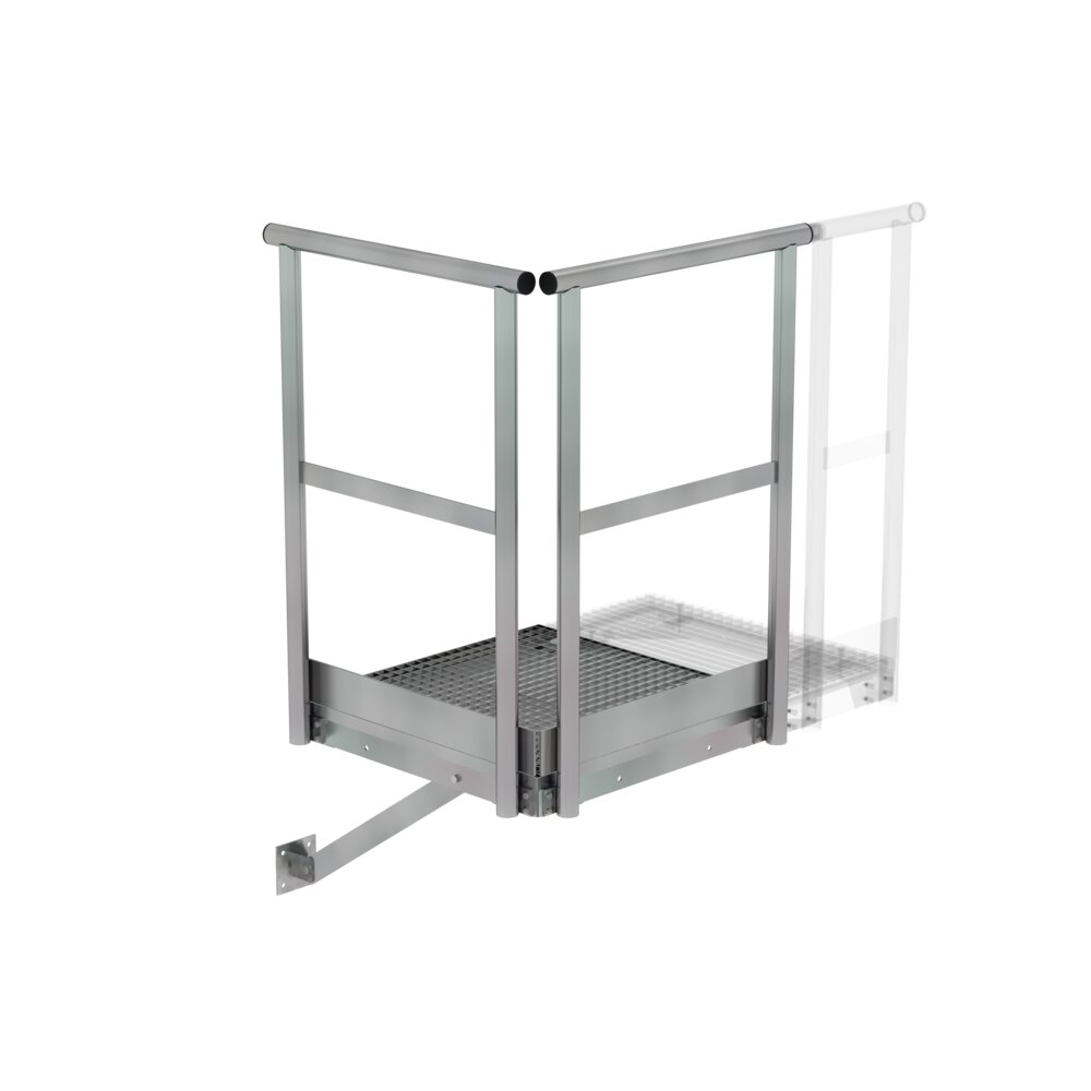 Munk basisplatform 800 x 800 mm van Günzburger Steigtechnik Munk reddingsplatform basisplatform uit de categorie platformtrappen met artikelnummer 060942