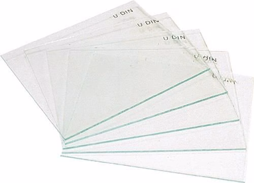 Vervangende lenzen, helder glas, voor lashelmen van het merk Jas. Vervangende lenzen, helder glas, voor lasschermen uit de categorie beschermende helmen en vizieren met onderdeelnummer 4000370215