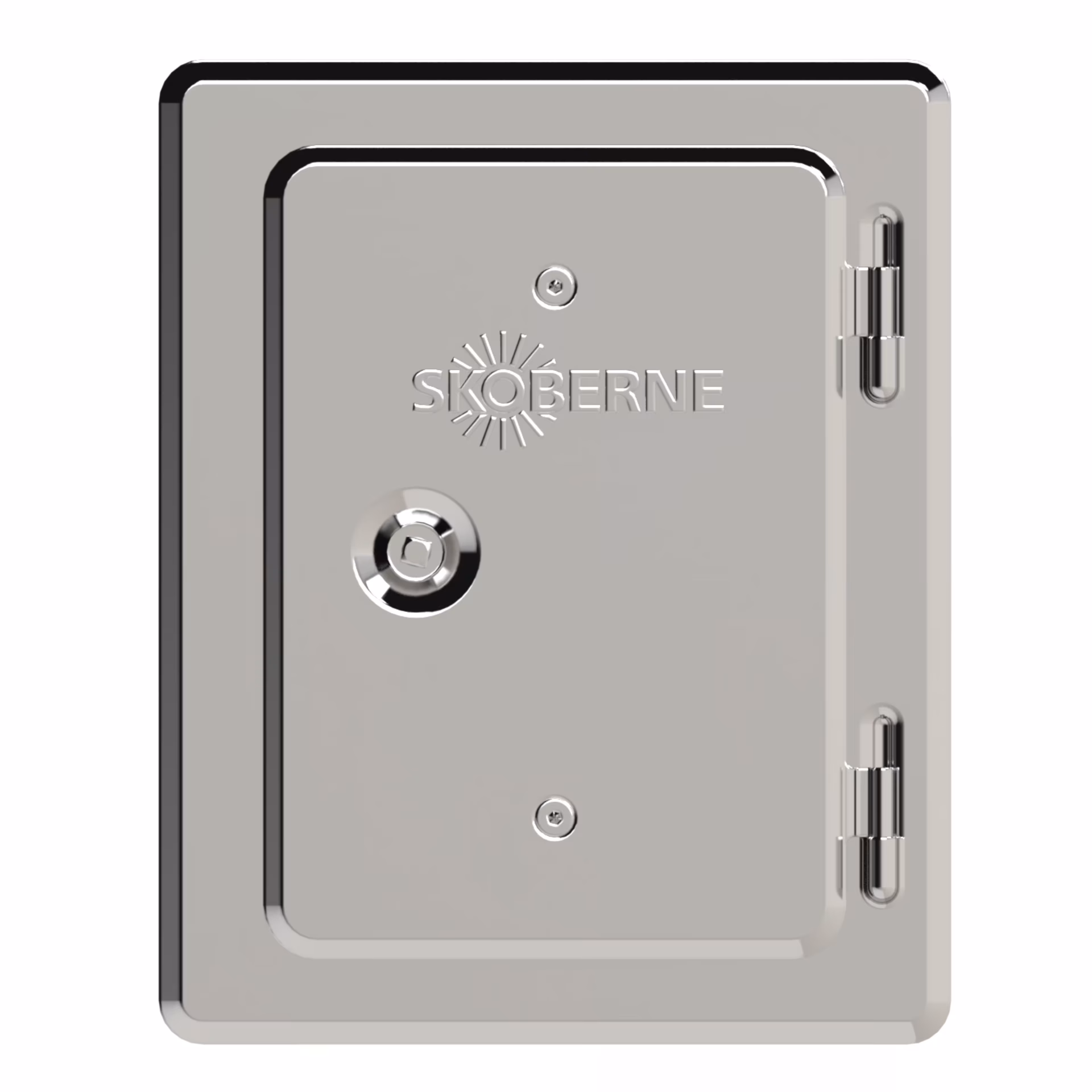 CB inspectiedeur verzinkt 120x180 mm vierkant slot uit de categorie kunststof uitlaatsysteem met art.nr. 761152