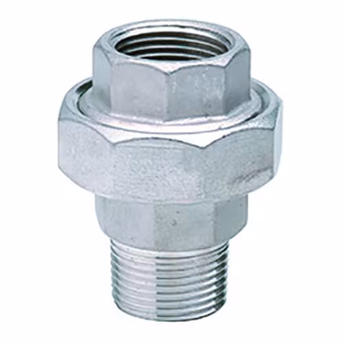 RVS schroefaansluiting conisch i/a nr. 341 1/2 inch (AISI 316) / PN16 van Atusa Atusa RVS schroefverbinding conisch IG-AG nr. 341 (AISI 316) / PN16, RVS schroefdraadfittingen, art.nr. I341L003