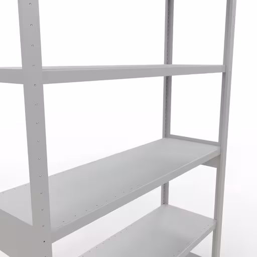 Figuur nr. 12 van het artikel basisplank, legbord, insteeksysteem MULTIplus250, 2500 x 1300 x 400 mm, 6 legborden, lengtestangen, RAL 7035 lichtgrijs uit de insteeksysteem productgroep van Schulte Lagertechnik.