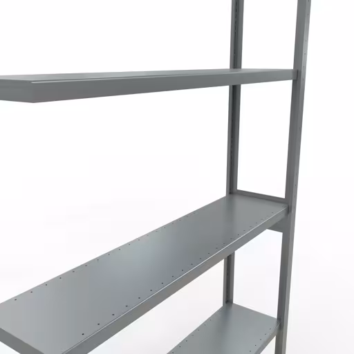 Afbeelding nr. 12 van het artikel aanbouwrekken, legbordstellingen, insteeksysteem MULTIplus250, 3000 x 1300 x 300 mm, 7 legborden, lengtestangen, verzinkt uit de productgroep insteeksysteem van Schulte Lagertechnik