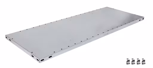 Extra plank MULTIplus150 750 x 800, verzinkt, inclusief 4 plankdragers van Schulte Lagertechnik Extra plank MULTIplus150 750 x 800, verzinkt, inclusief 4 plankdragers, accessoires, art.nr. 17208-B