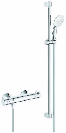GROHE Grohtherm 800 34566_2 thermostatische douchekraan met 900 mm chromen doucheset uit de categorie Douchesets/Systemen/Accessoires met artikelnummer 8002936446