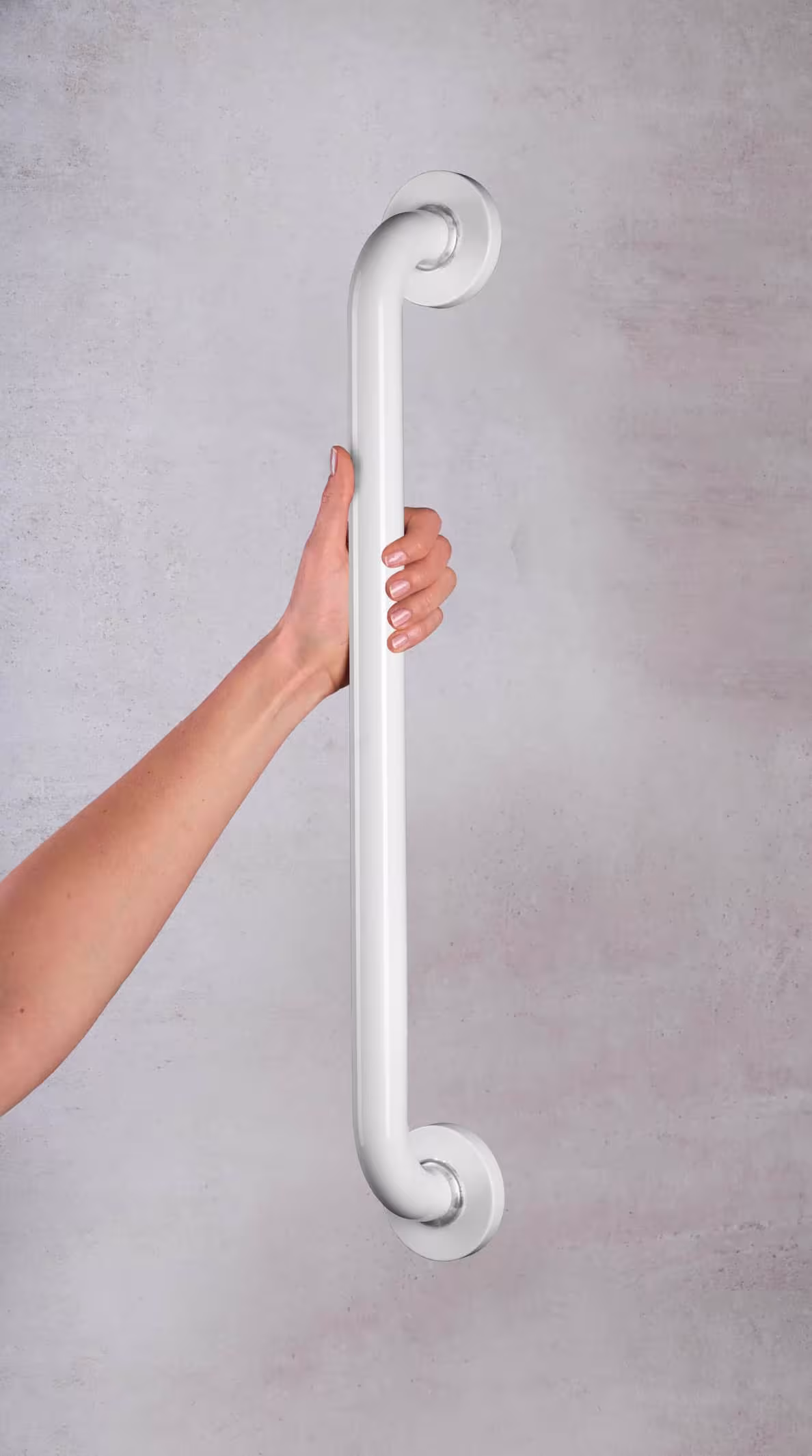 Handgreep Sam L, wit, aluminium van Ridder met art.nr. A00160101