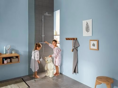 Detailbild 4070085 Hansgrohe Showerpipe Croma E 280 1jet chroom met douchethermostaat