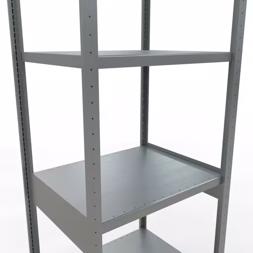 Productafbeelding nr. 13 van het artikel basisplank, legbord, insteeksysteem MULTIplus250, 3000 x 750 x 600 mm (HxBxD), 7 legborden, lengtestangen, verzinkt Figuur nr. 13 van het artikel basisrek, legplank, insteeksysteem MULTIplus250, 3000 x 750 x 600 mm, 7 legborden, lengtestangen, verzinkt uit de insteeksysteem productgroep van Schulte Lagertechnik.