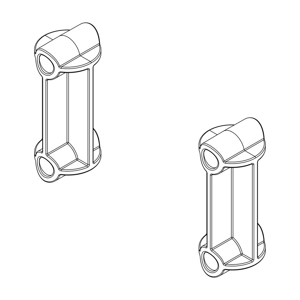 Munk montageset voor zijleuningen uit de categorie Toegangsapparatuur Accessoires & Reserveonderdelen met artikelnummer 800021
