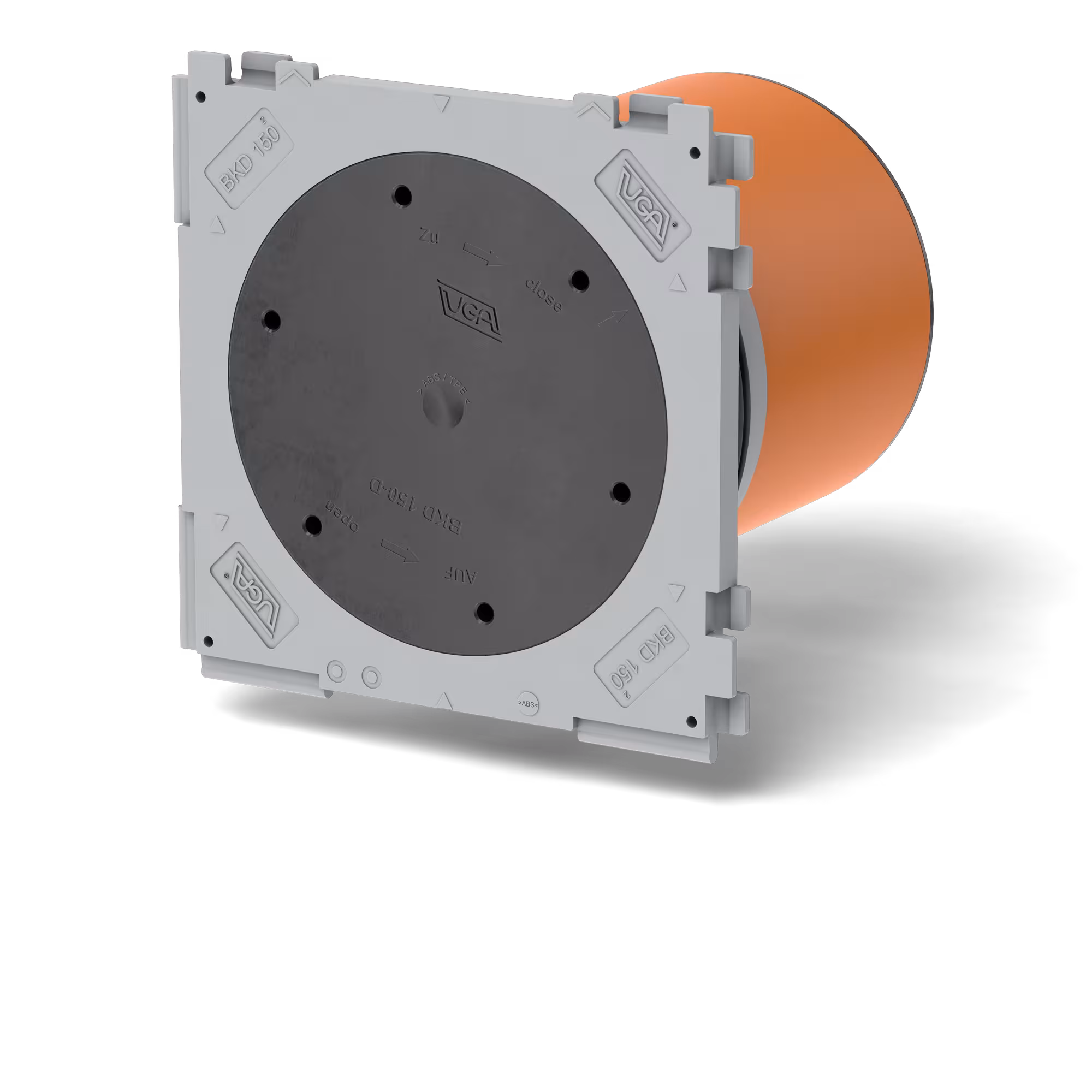 Enkelvoudige bajonet BKD150-K/200 van UGA System-Technik Enkelvoudige pakkingbajonet BKD150-K, kabelbescherming, art.nr. 401115020000