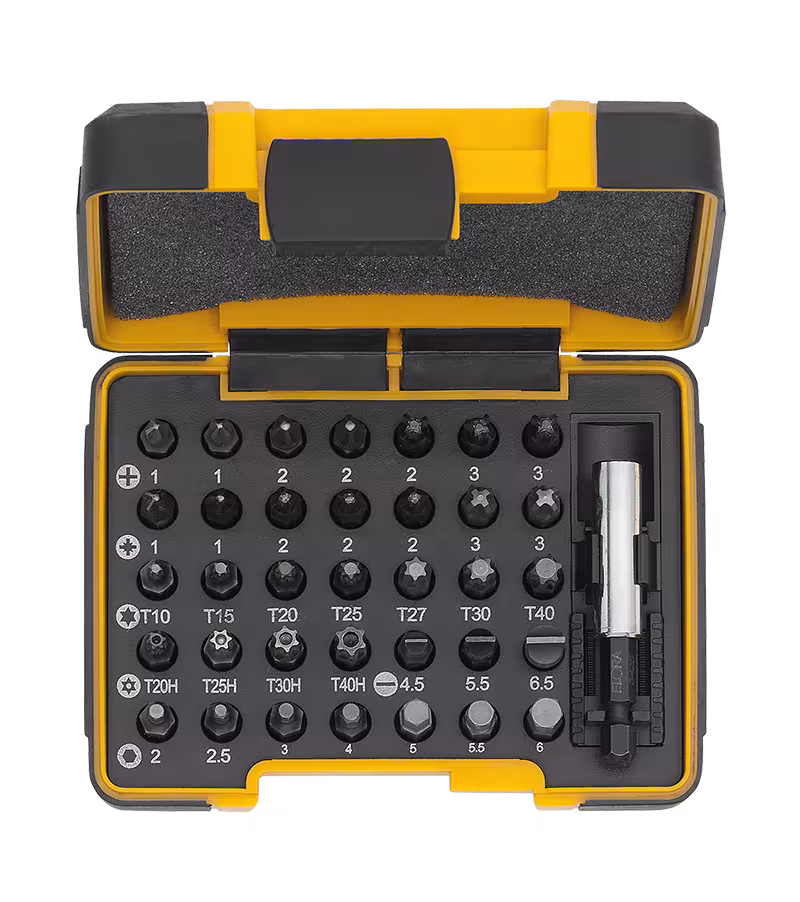 Bitbox, 36 stuks 3436-S36 van ELORA Bitbox, 36-delig, ELORA-3436-S36 uit de categorie krachtschroevendraaierbits, schroevendraaier. + verbindingsstuk met het artikelnummer. 3436000000000