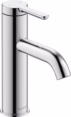 Duravit C.1 monoknop wastafelmengkraan M zonder bedieningshendel, chroom Hansgrohe