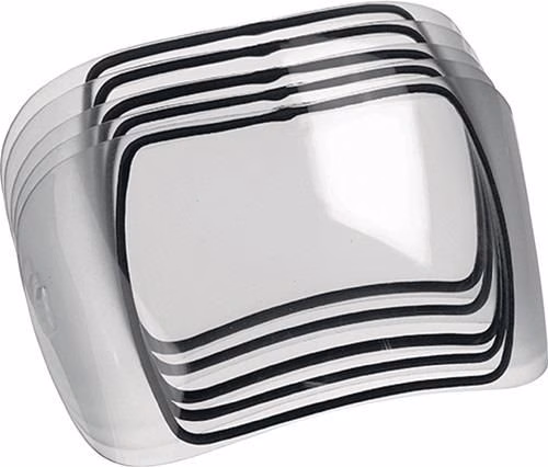 Externe afdeklens, set van 5 voor 4000370232,-241,-245 240x100 mm 5 stuks/set OPTREL uit de categorie Beschermende helmen en vizieren met artikelnummer 4000370256