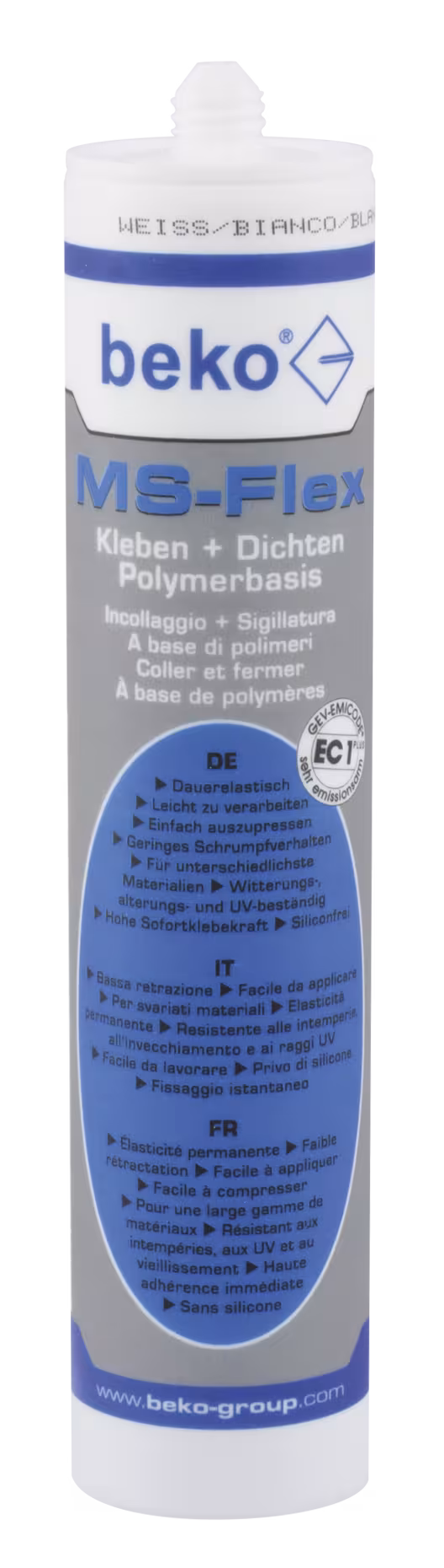 MS-Flex Lijmen + Afdichten 300 ml BEIGE uit de categorie montagelijm met art.nr. 246 290 4