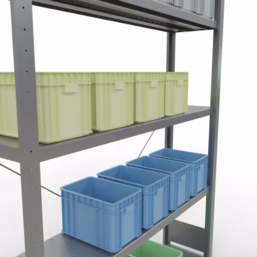 Andere weergave van het artikel insteeksysteem basisplank 2000x1300x300 mm, type 250 kg, verzinkt uit de categorie insteeksysteem