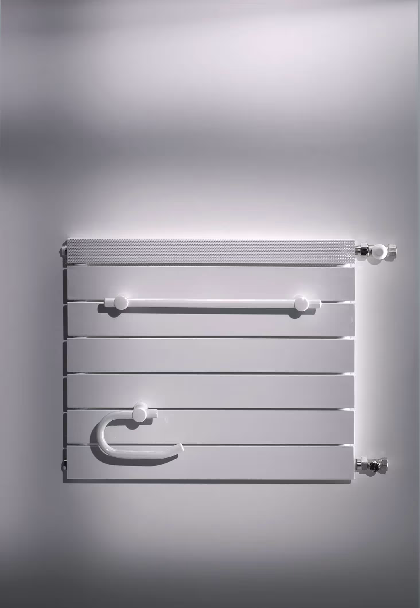 Andere weergave van het artikel badkamerradiator Pep 500 mm x 500 mm 242 watt zijaansluiting wit RAL 9003 uit de categorie radiatoren