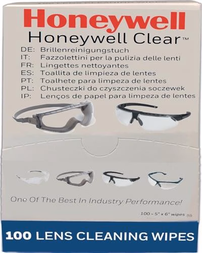 Honeywell Clear® Plus brillenreinigingsdoekjes 130x60mm, 100 stuks, uit de categorie veiligheidsbrillen, artikelnummer 4000370147
