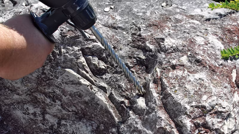 QUAD-SDS plus 7-delige hamerboorcassette Rock, Draußen