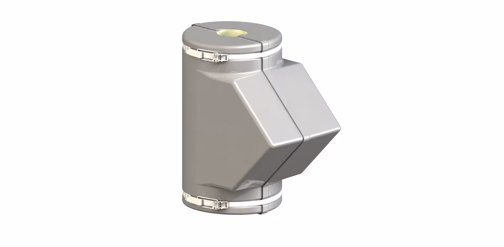 Passende isolatieschaal ES-Box Uni serie FS DN20 voor hoekafsluiters en vuilvangers van GWK Kuhlmann GWK ES-Box Uni Serie FS voor hoekafsluiters en vuilvangers, armatuurisolatie, art.nr. 1712020005