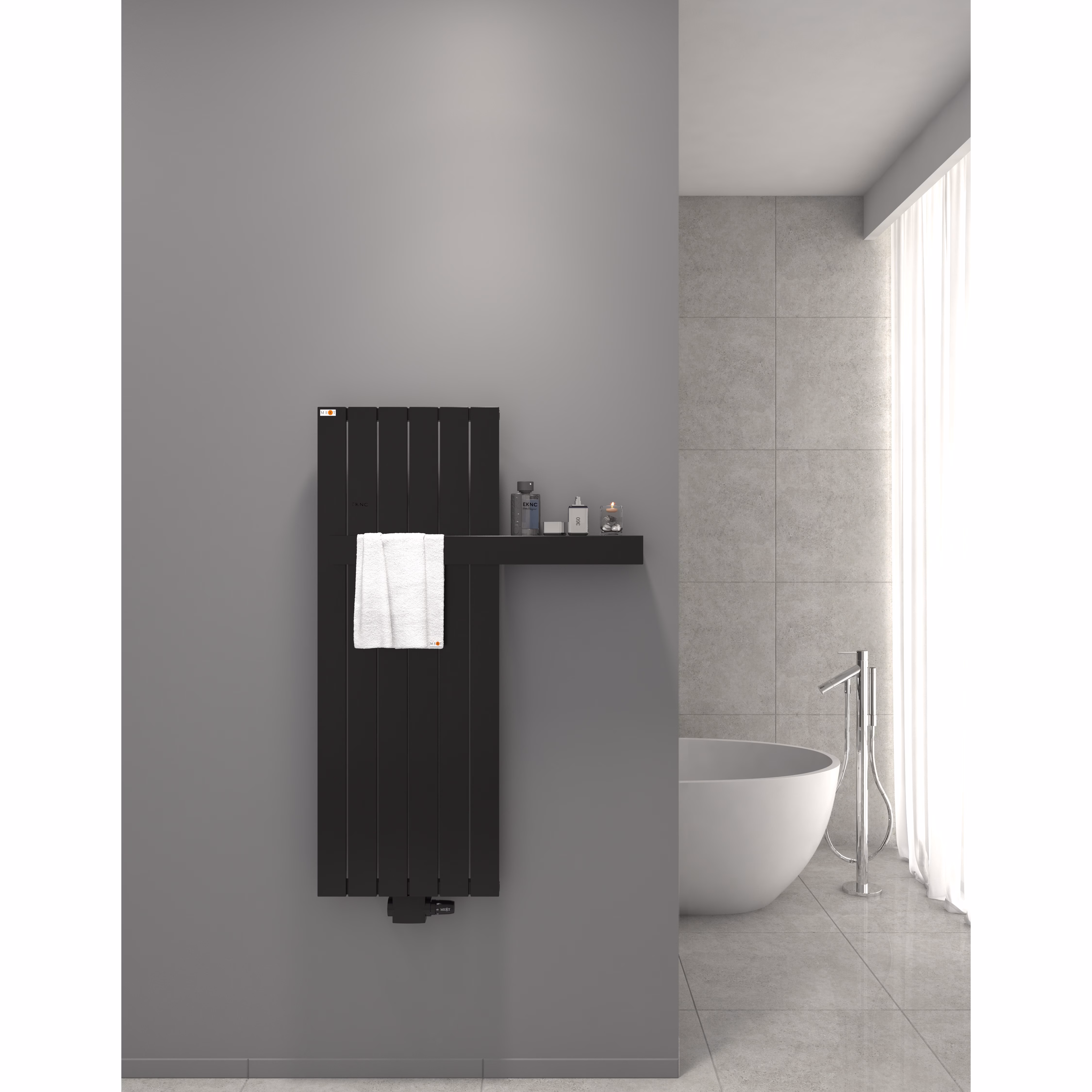 Ohne Text 3401088153403575858 MERT Design paneelradiator model TEO, zwart, 450x1200 mm