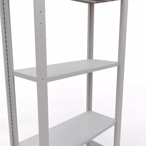 Basisplank, legbord, insteeksysteem MULTIplus150, 2000 x 750 x 300 mm (HxBxD), 5 legborden, lengtestangen, RAL 7035 lichtgrijs met de GTIN 4004514292520 Basisplank, plankplank, insteeksysteem MULTIplus150, 2000 x 750 x 300 mm, 5 planken, lengtestangen, RAL 7035 lichtgrijs van Schulte Lagertechnik met het artikelnr. 32630-75-LR