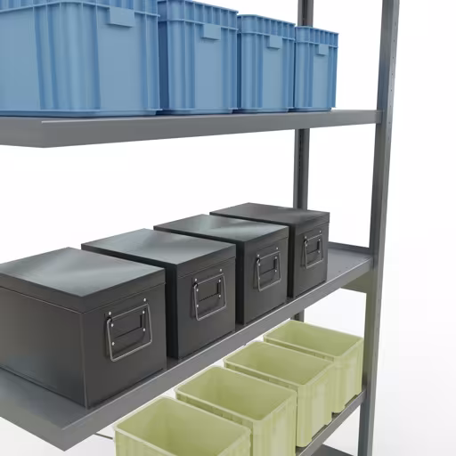 Figuur nr. 9 van het artikel insteeksysteem opzetplank 2500x1300x300 mm, type 250 kg, verzinkt uit de productgroep insteeksysteem van het merk Schulte Lagertechnik.