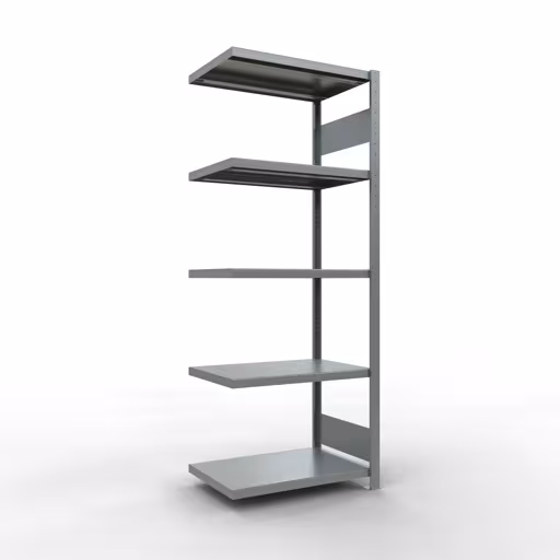 Figuur nr. 11 van het artikel aanbouwrekken, legbordstellingen, insteeksysteem MULTIplus250, 2000 x 750 x 500 mm, 5 legborden, verzinkt uit de productgroep insteeksysteem van het merk Schulte Lagertechnik.