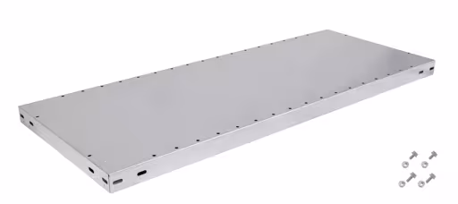 Figuur nr. 8 van het artikel stalen legbord MULTIplus250, 1000 x 600, verzinkt, incl. 2 schroeven + moeren uit de productgroep draagarmstellingen van Schulte Lagertechnik