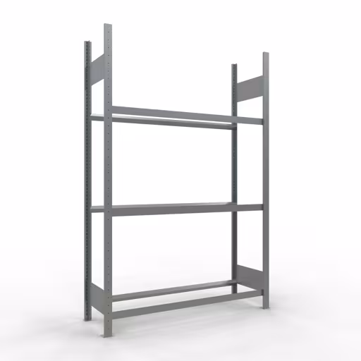 Figuur nr. 11 van het artikel basisrek, wielen-/bandenrek, 2000 x 1300 x 400 mm, verzinkt, 3 opslagniveaus met 150 kg vakbelasting per niveau uit de productgroep legbordstellingen van Schulte Lagertechnik