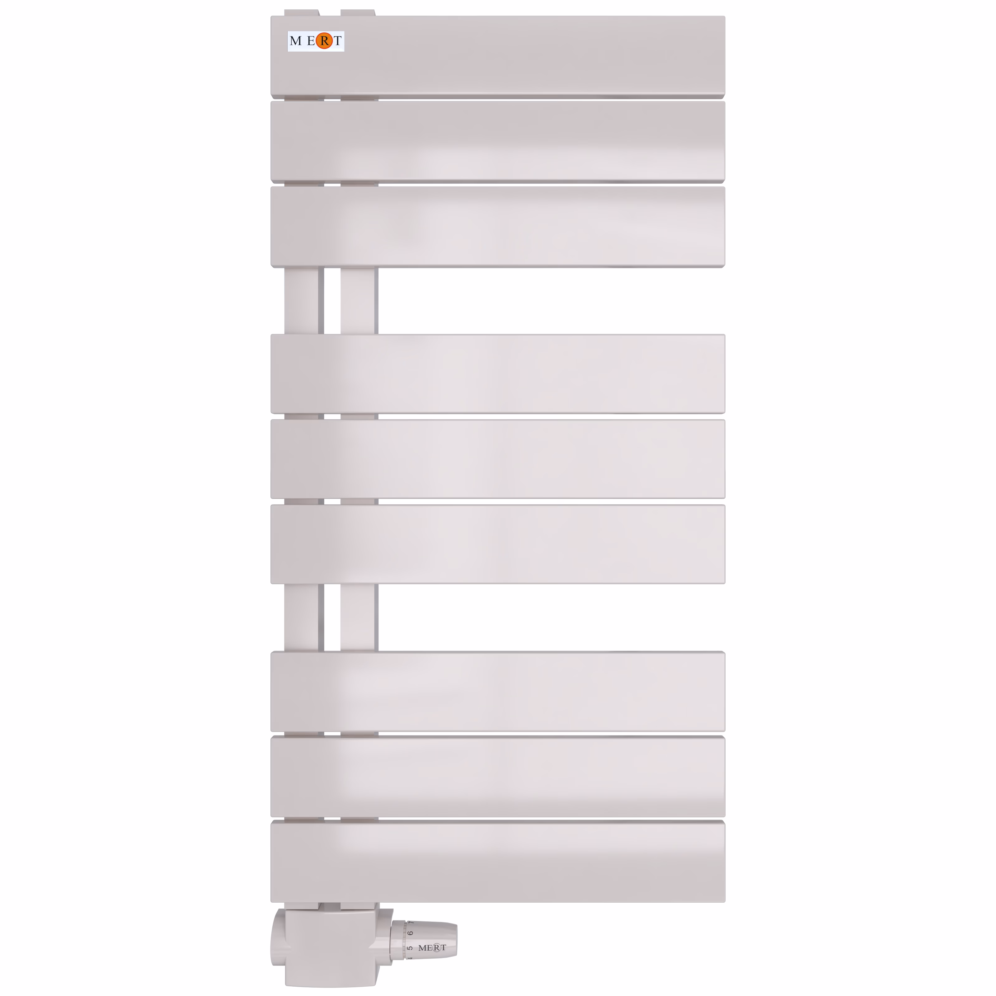 Mert Design badkamer radiator model Aşk, wit, 400x800 mm