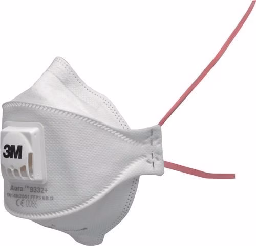 Stofmasker 9332+ FFP3/V NRD met uitademventiel 10 stuks/doos 3M