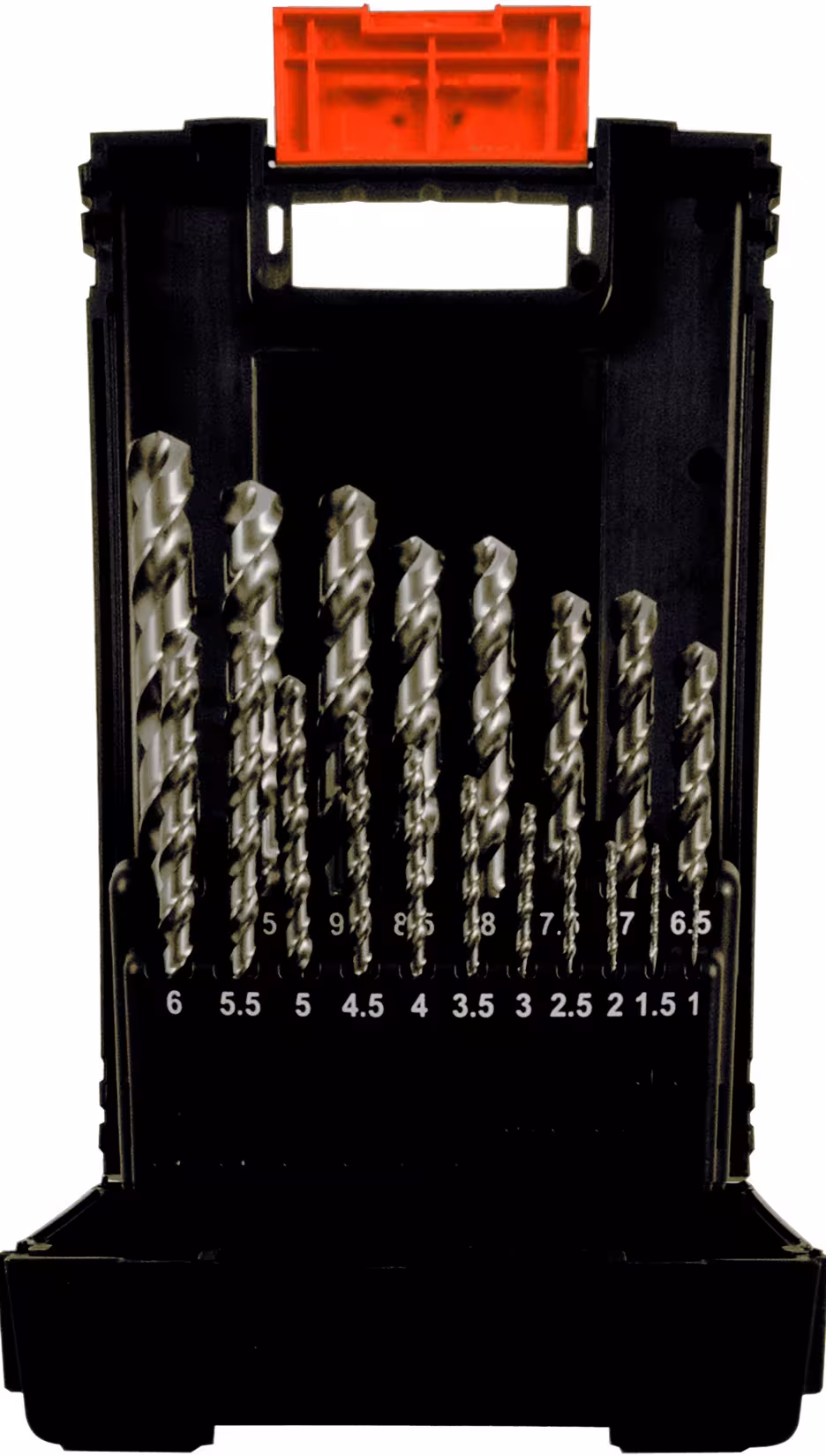 Andere weergave van het artikel Kunststof cassette DIN 338 type SN 19 stuks. 1 - 10 mm/0,5 st. uit de categorie machineaccessoires