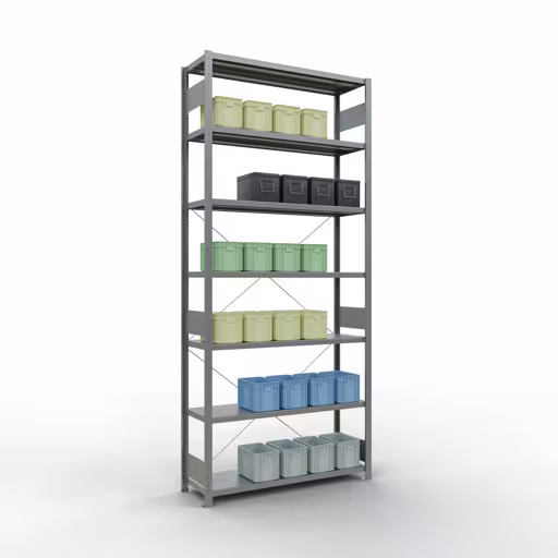 Insteeksysteem basisplank 3000x1300x400 mm, type 250 kg, verzinkt van Schulte Lagertechnik met het artikelnr. 12942-130