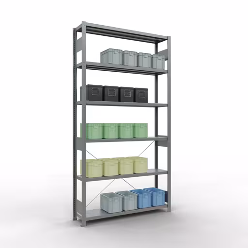 Productafbeelding nr. 13 van het artikel insteeksysteem basisplank 2500x1300x300 mm, type 250 kg, verzinkt Figuur nr. 13 van het artikel insteeksysteem basisplank 2500x1300x300 mm, type 250 kg, verzinkt uit de insteeksysteem productgroep van Schulte Lagertechnik