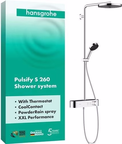 Hansgrohe Showerpipe PULSIFY 260 1jet met douchethermostaat chroom