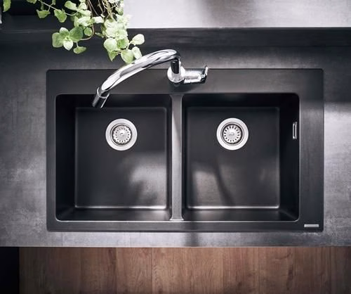 Hansgrohe ééngreeps keukenmengkraan 240 FOCUS DN 15, met uittrekbare vuistdouche chroom