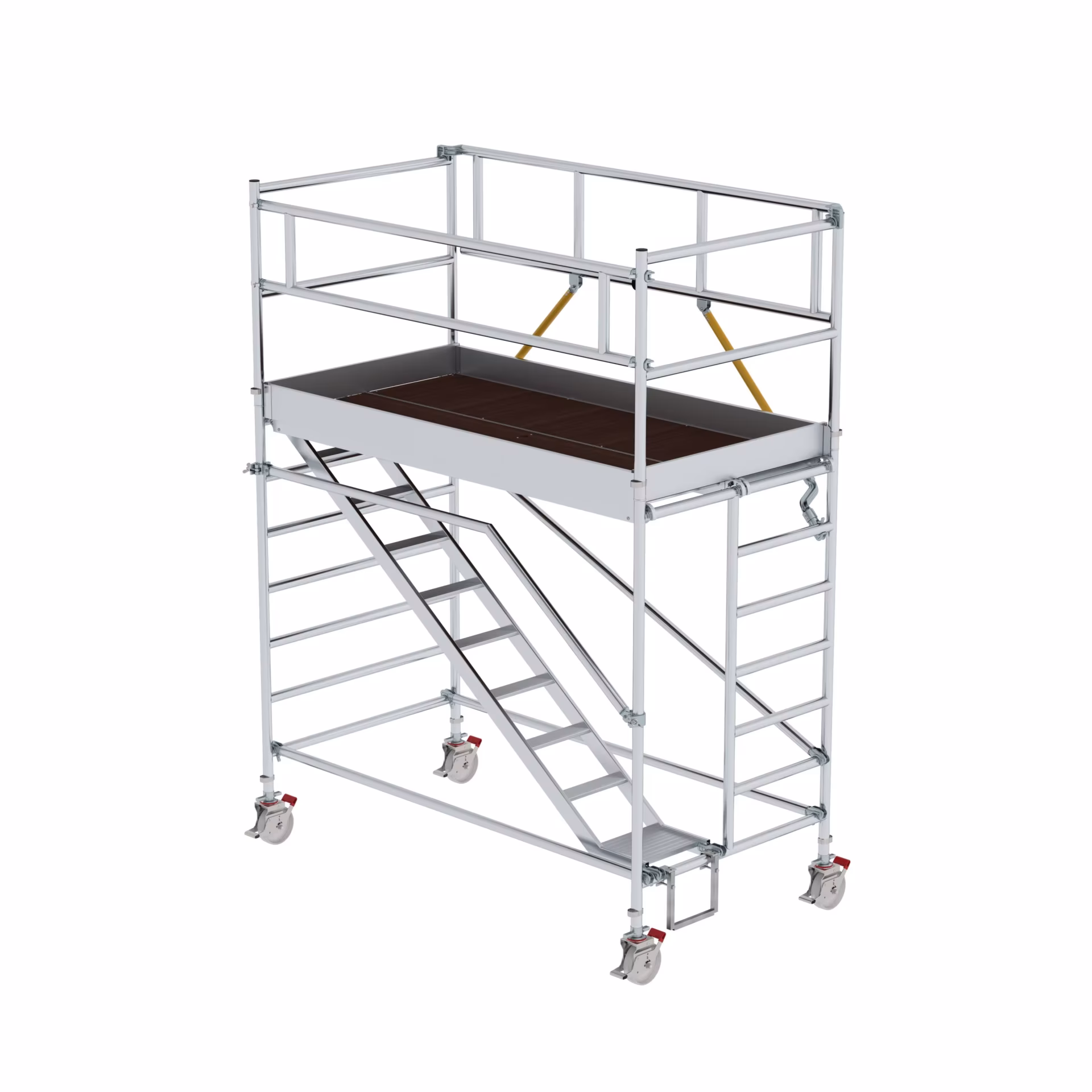 Rolsteiger SG 1,35 x 2,45 m met schuine treden platformhoogte 2,51 m van Munk met art.nr. 167111