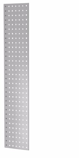 Geperforeerde plaat zijpaneel, 90 x 1250 x 300 mm (H x D), RAL 7035 lichtgrijs van Schulte Lagertechnik uit het plug-in systeem assortiment