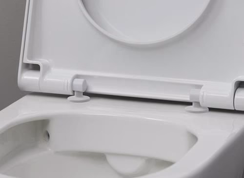 Duravit wandcloset 540 mm D-Neo Wit, randloos spoeltoilet, closetzitting met soft-close mechanisme, inclusief Durafix