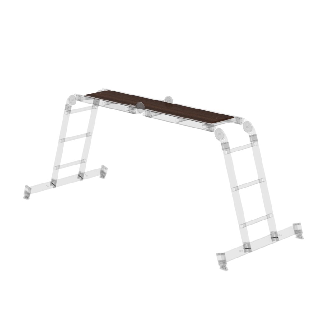 Munk houten vlonders voor multifunctionele ladders, 4-delige set, uit de categorie multifunctionele ladders, artikelnummer 030300